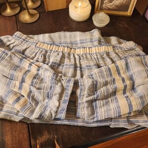 Vintage Striped Blue and White Top